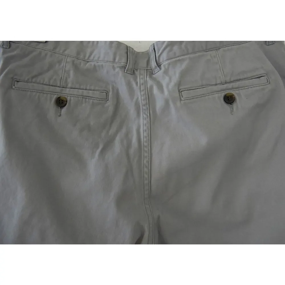 Men's Gray Chino Shorts by Jachs New York Summer Travel Casual Sz. 34
